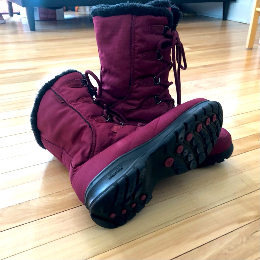 ‏Kamik Brooklyn waterproof winter boot 
Size 9